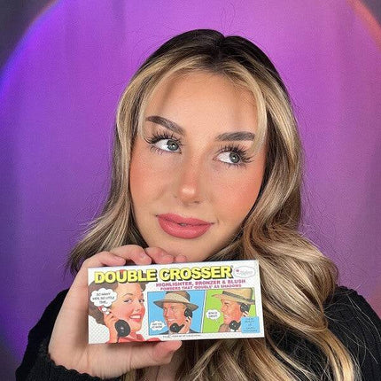 thebalm DOUBLE CROSSER® Face Palette Model